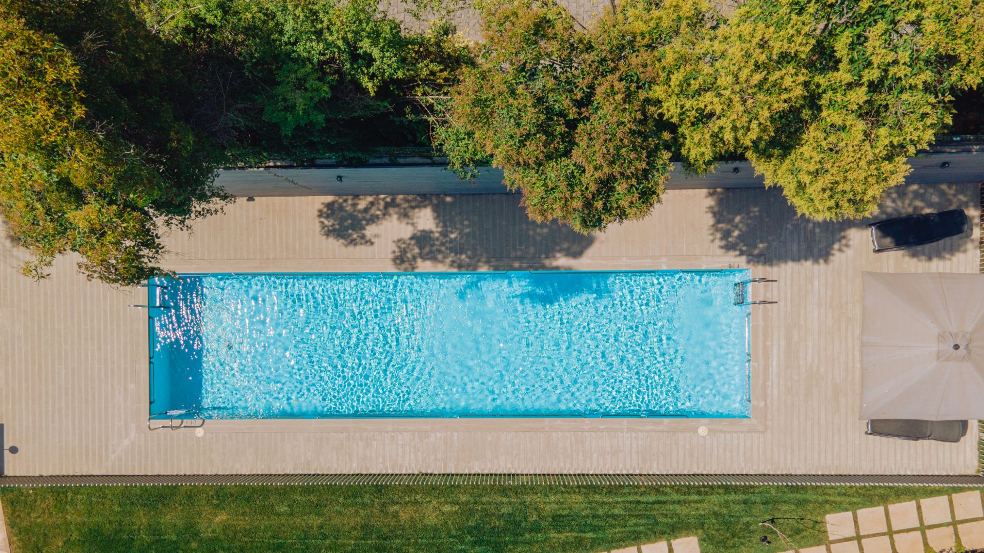 piscina desde arriba
